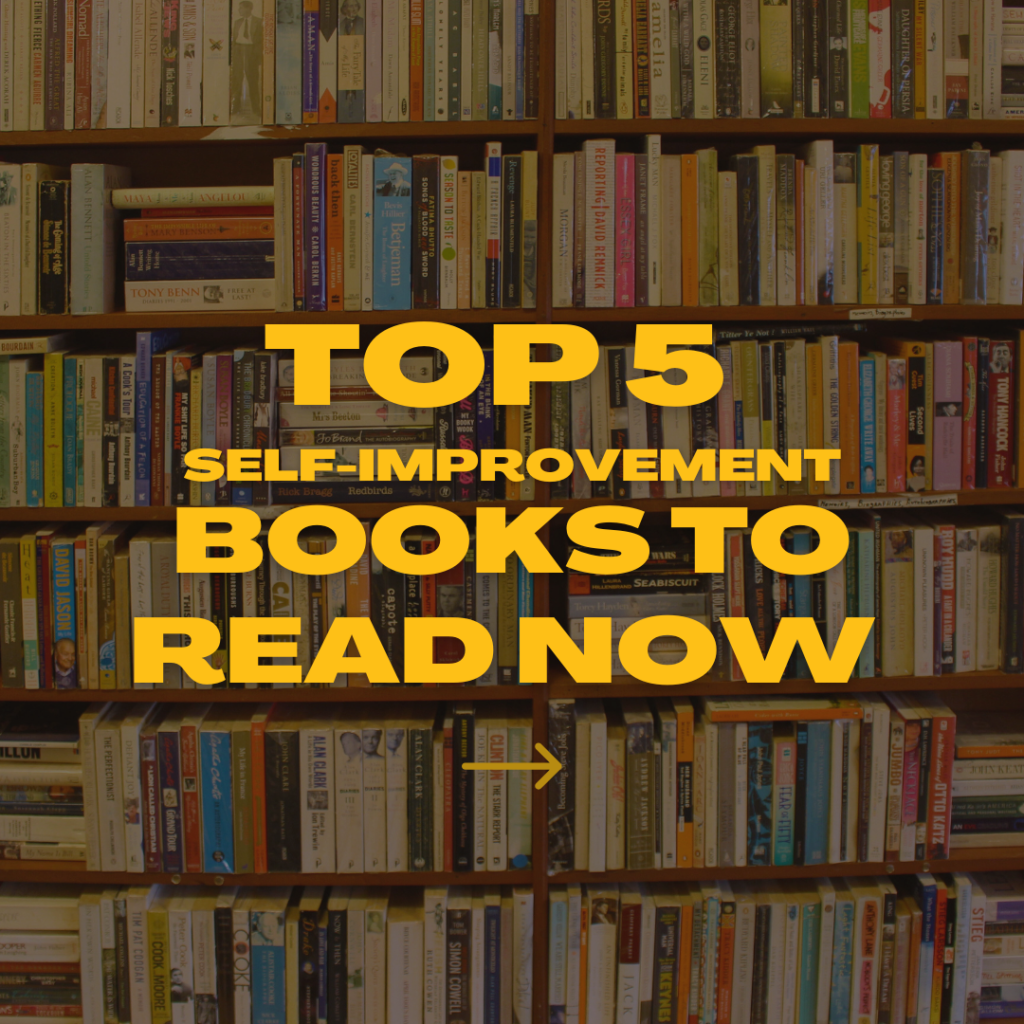 A collection of must-read books for personal growth and success in 2025, including Think and Grow Rich, The 48 Laws of Power, and The 4-Hour Workweek.